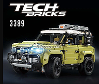 3389 Конструктор Tech Brick, «Внедорожник Land Rover Defender», (Аналог LEGO Technic 42110), 2931 деталь