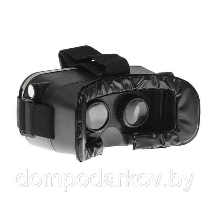 3D Очки виртуальной реальности LuazON, телефоны до 6.5" (75х160мм), чёрные - фото 3 - id-p134622263