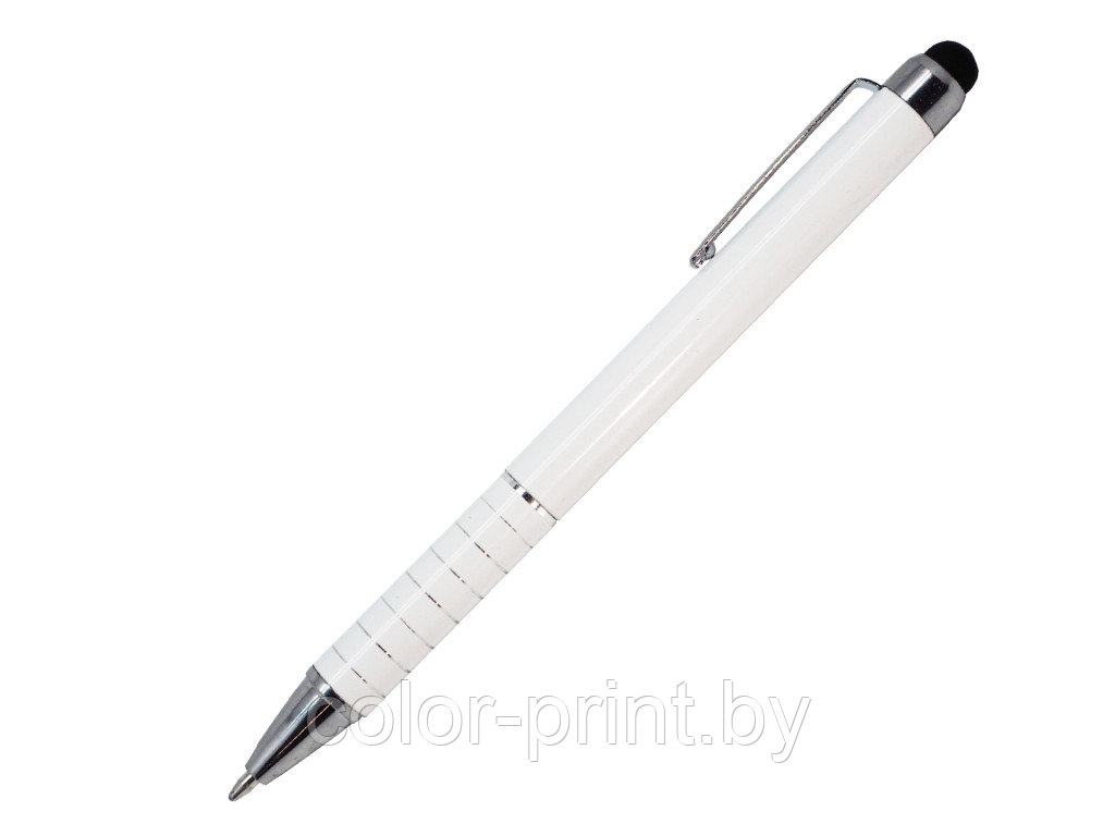 Ручка шариковая, металл, SHORTY с функцией ТАЧПЕН, белый