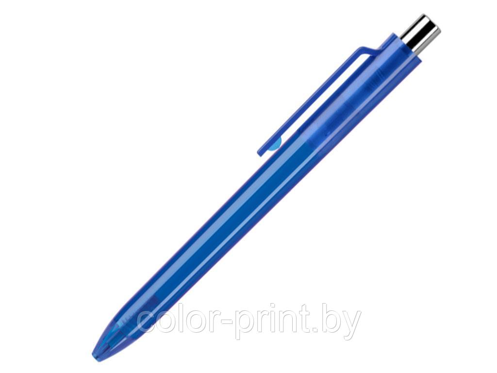Ручка шариковая, пластик, синий, прозрачный Eris