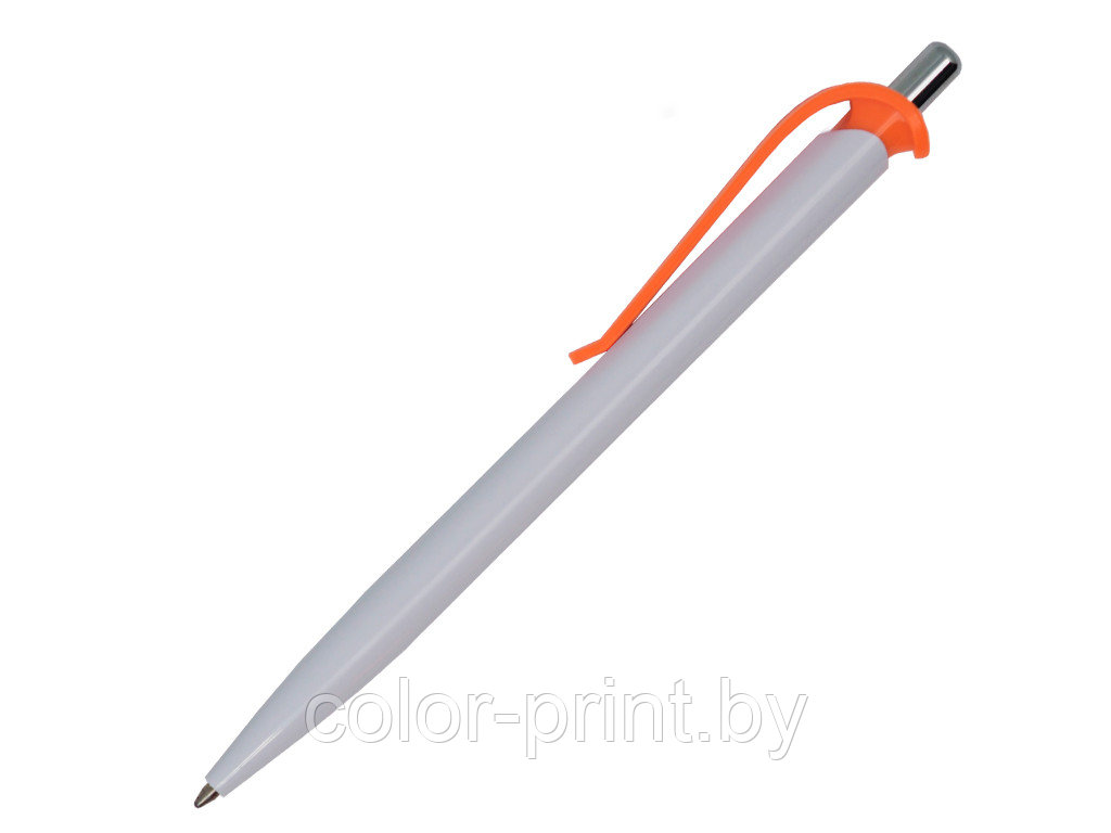 Ручка шариковая, пластик, белый/оранжевый, Efes