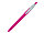 Ручка шариковая, Simple, пластик, розовый/белый, фото 2