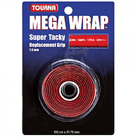 Обмотка базовая для теннисной ракетки Tourna Mega Wrap (красный) (арт. MW-R)