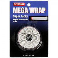 Обмотка базовая для теннисной ракетки Tourna Mega Wrap (белый) (арт. MW-W)