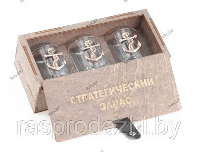 Подарочный набор для мужчин Стратегический запас №1-4 с элементами бронзы - фото 1 - id-p134659263