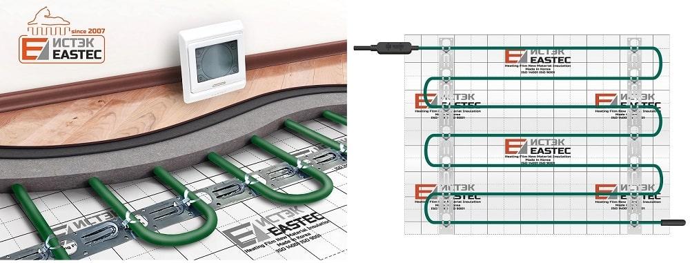 EASTEC 1400 Вт / 70 м нагревательный кабель (теплый пол) - фото 10 - id-p134658877