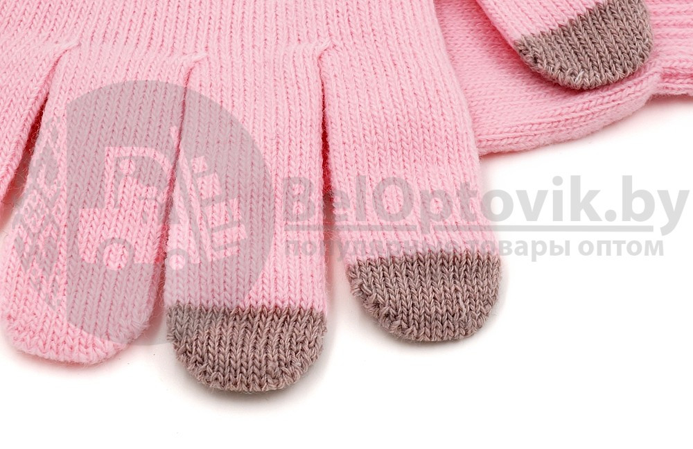Перчатки для сенсорных экранов iGlove. Качество А Розовые - фото 10 - id-p110370087