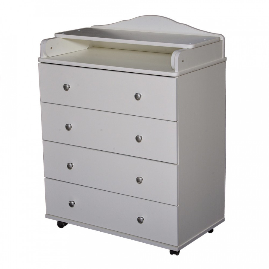 Комод Антел Ульяна-2 ЛДСП белый