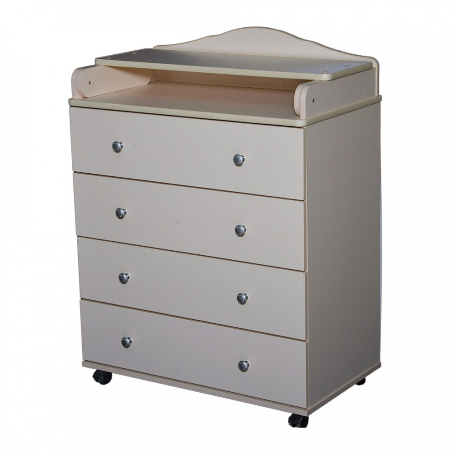 Комод Антел Ульяна-2 ЛДСП слоновая кость