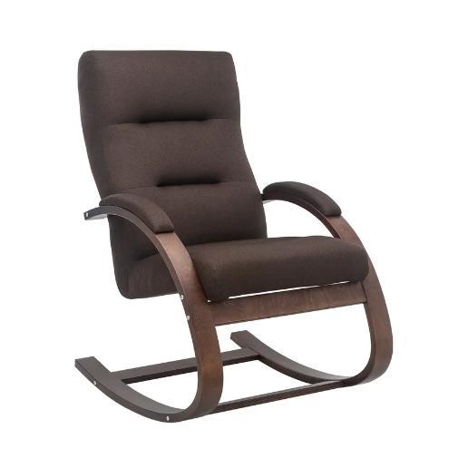 Кресло-качалка МИЛАНО Leset коричневый / орех - фото 1 - id-p134661271