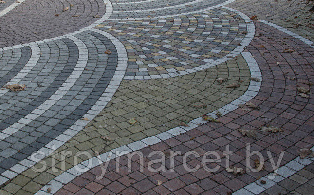 Тротуарная плитка "Арко" вибропрессованная (на белом цементе) - фото 3 - id-p134715337