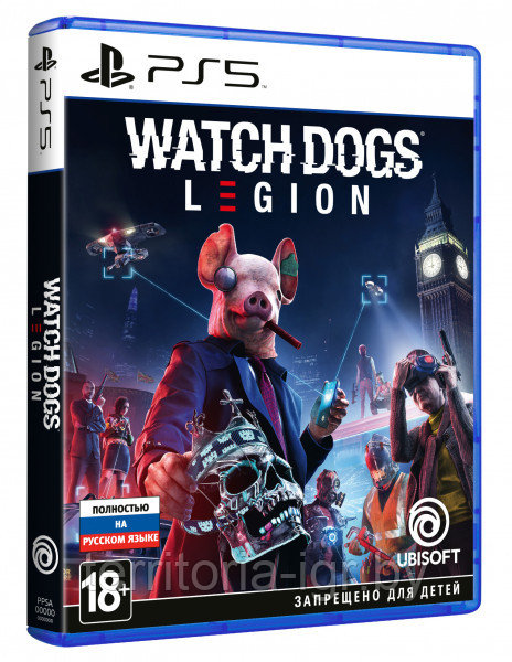 Watch Dogs: Legion Sony PS5 (Русская версия)+Бонусы - фото 1 - id-p134416535