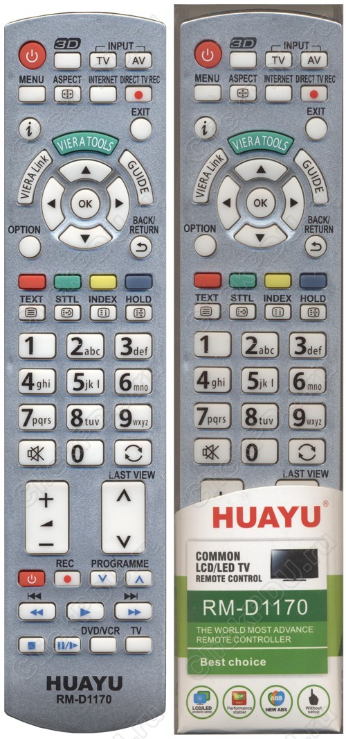 Пульт телевизионный Huayu для Panasonic RM-D1170