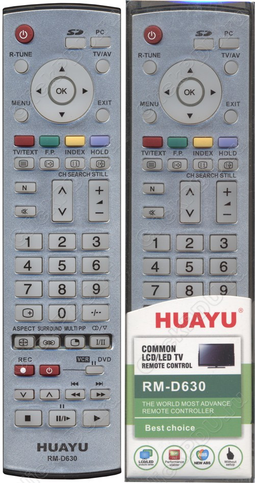 Пульт телевизионный Huayu для Panasonic RM-D630 - фото 1 - id-p134720581