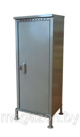 Шкаф для газового баллона 50л. с подставкой, серый - фото 1 - id-p68541399