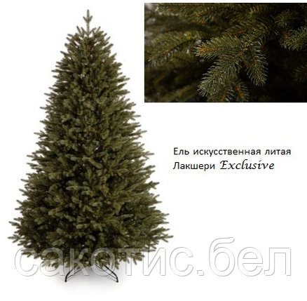 Ель искусственная Королевская Ecxlusive литая 2.1м, фото 2