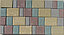Тротуарная плитка «Старый город» вибропрессованная (толщиной 6 см) на сером цементе, фото 2