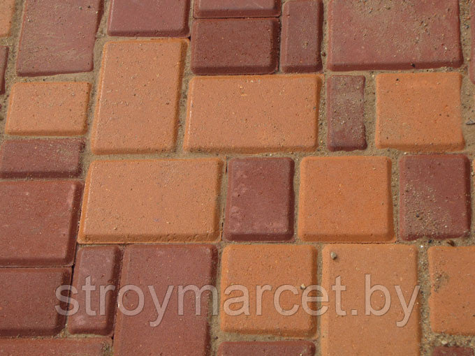 Тротуарная плитка «Старый город» вибропрессованная (толщиной 6 см) на сером цементе - фото 4 - id-p134741931