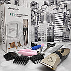Машинка электрическая Kangjeshi (грумер)для стрижки животных PET Grooming Hair Clipper kit, фото 4