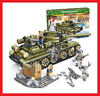 101038 Конструктор Sembo Block "Советский танк T-34", 683 детали