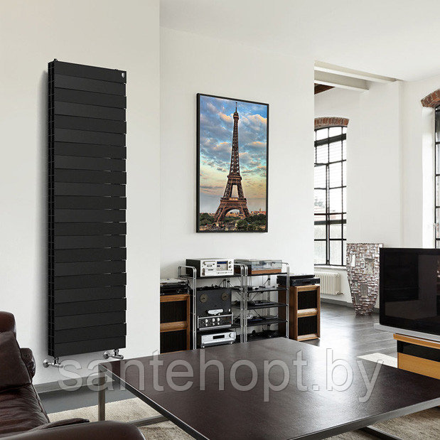 Радиатор биметаллический Royal Thermo Piano Forte Tower Noir Sable (Черный) вертикальный - фото 1 - id-p134765049