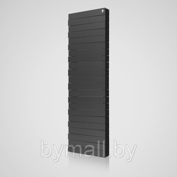 Радиатор биметаллический Royal Thermo Piano Forte Tower Noir Sable (Черный) 18 секций