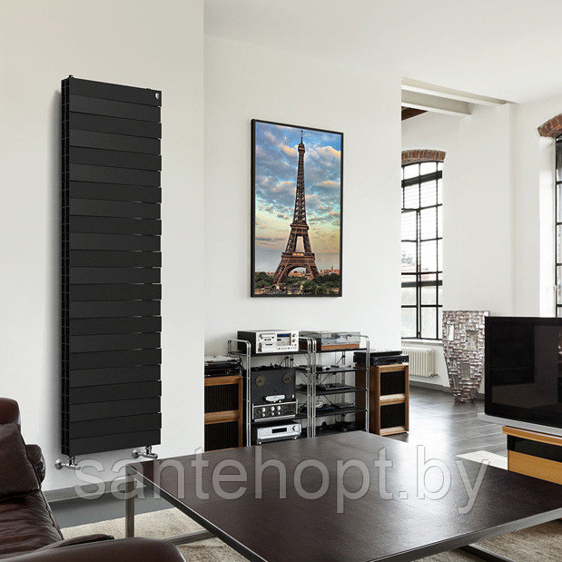 Радиатор биметаллический Royal Thermo Piano Forte Tower Noir Sable (Черный) 22 секции