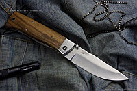 Нож складной СТЕРХ сталь Х12МФ (дерево/стальные притины)