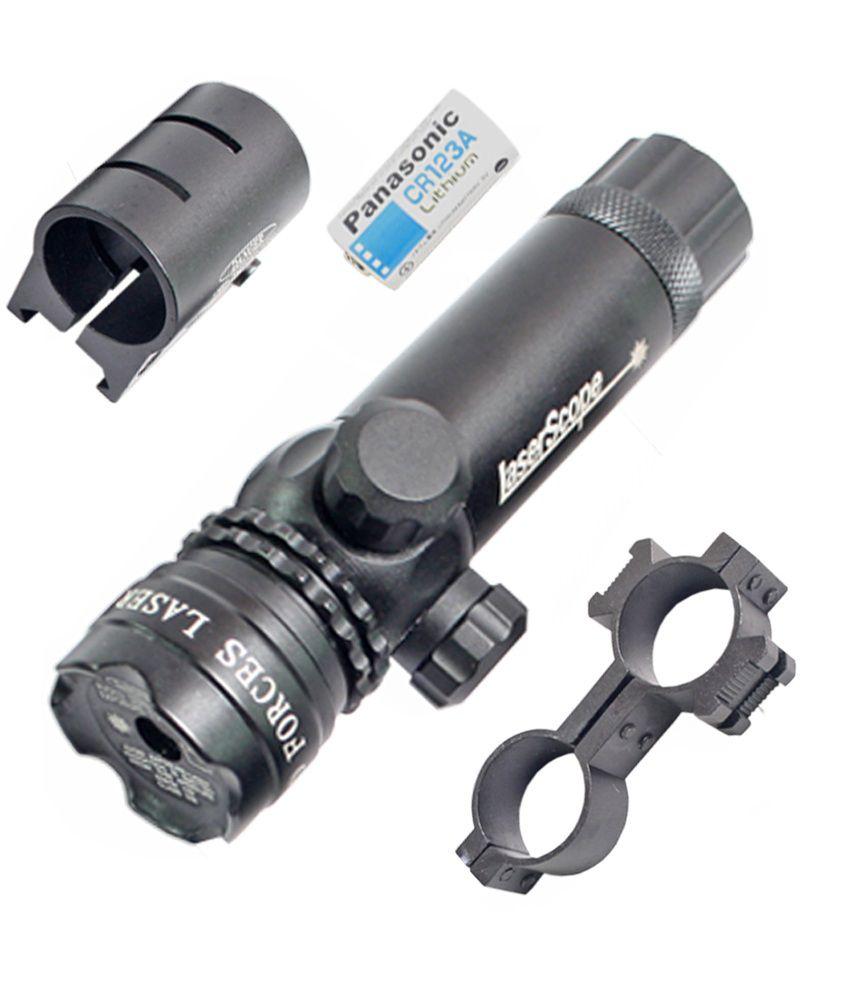 Лазерный целеуказатель LaserScope с выносной кнопкой и двумя креплениями (красный луч). - фото 1 - id-p134775544