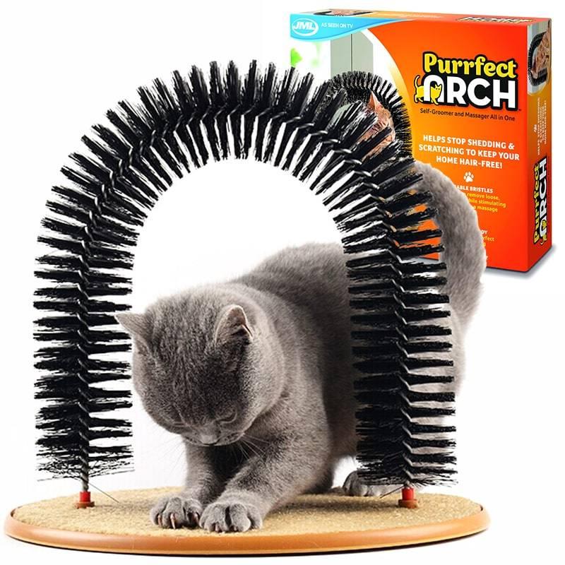 Когтеточка для кошек Purrfect Arch со щеткой для вычесывания шерсти - фото 7 - id-p134781933