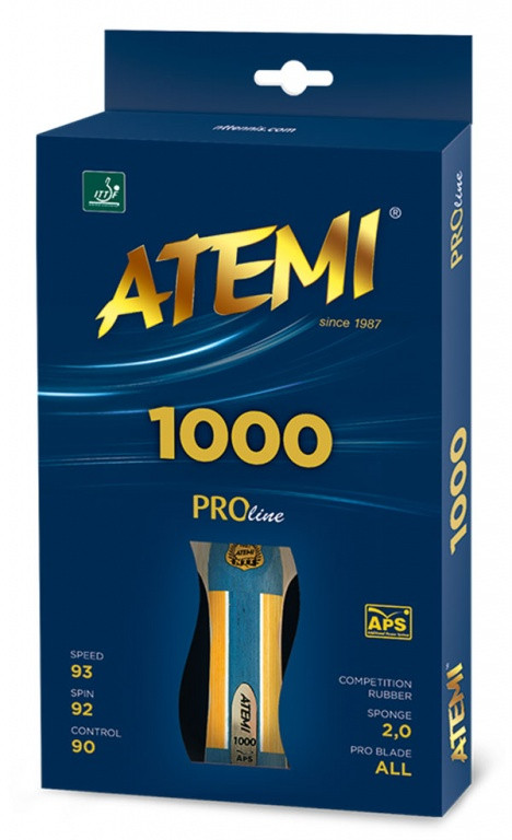 Ракетки для настольного тенниса ATEMI Ракетка ATEMI 1000 PRO - фото 1 - id-p11572772