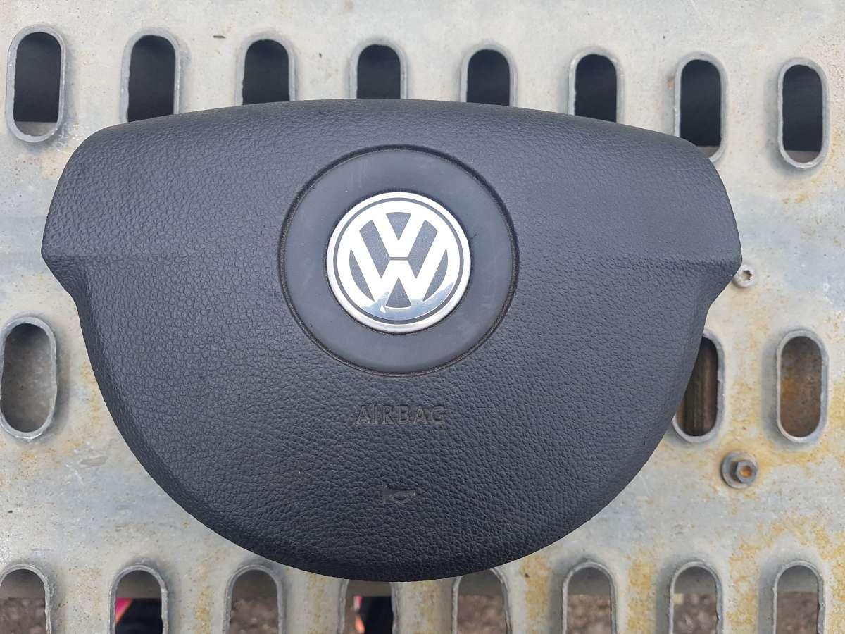 Подушка безопасности водителя Volkswagen Passat B6, Фольксваген Пассат Б6 2005-2010 гг.в.