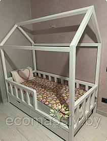 Кровать детская Домик с забором