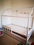 Кровать детская Домик с забором, фото 2