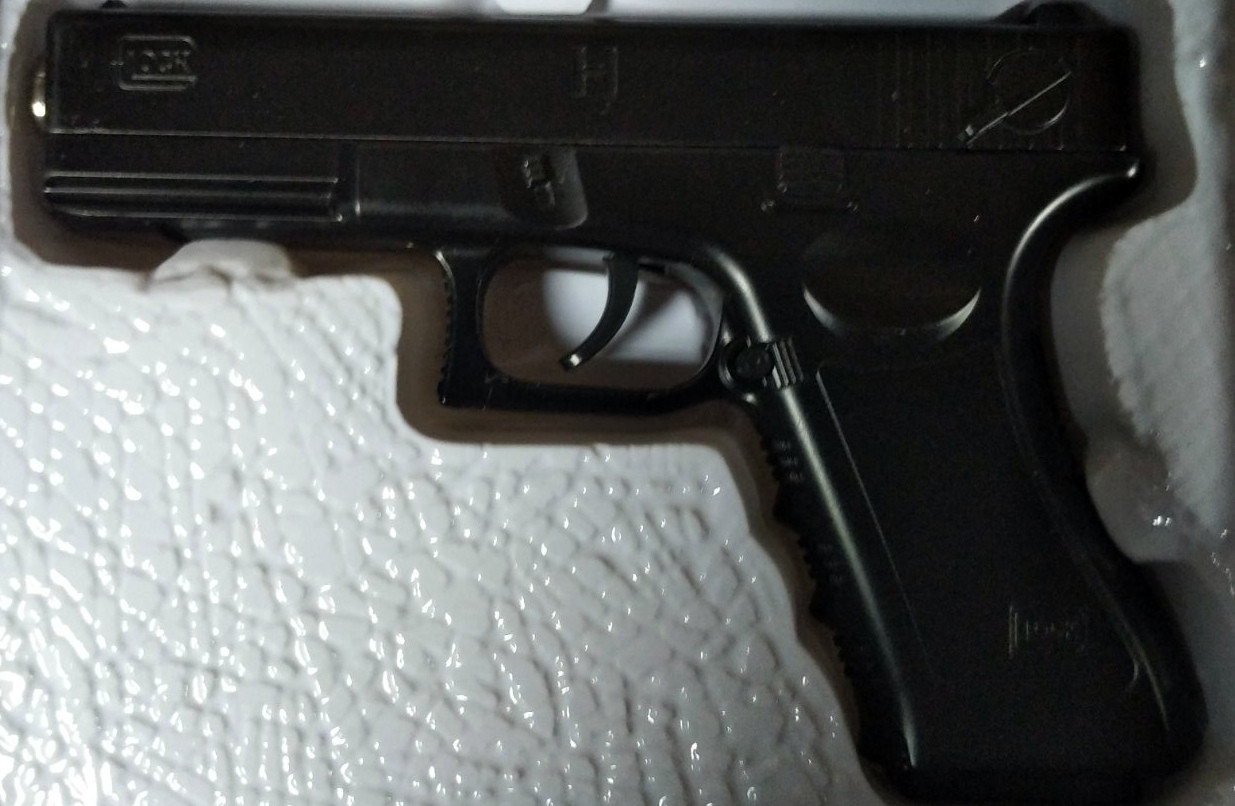 Пистолет игрушечный металлический пневматический Глок (Glock) c7 - фото 3 - id-p134799338