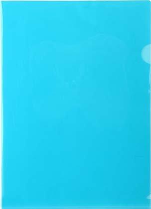 Папка-уголок пластиковая Durable А4+ толщина пластика 0,18 мм, прозрачная синяя - фото 2 - id-p134810532