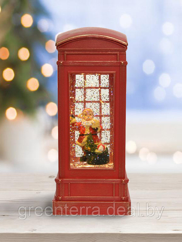 Рождественский фонарик "Телефонная будка" [485226] - фото 1 - id-p123166686