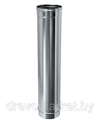 Труба для дымоход из нержавейки 1 мм (430/1мм)  d-200 мм , L-0,5 м