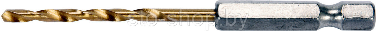 Сверло по металлу HSS-TiN 3,5мм с хвостовиком HEX YT-44756 - фото 1 - id-p134883655