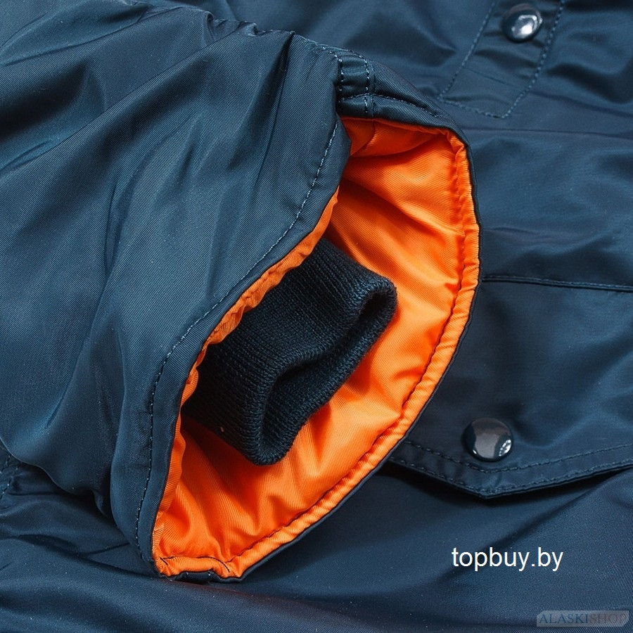 Куртка Аляска (N-3B), Blue/Orange. - фото 3 - id-p134883866