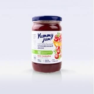 Клюквенный джем Yummy jam без сахара, 350 гр - фото 1 - id-p134914321