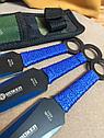 Ножи спортивные метательные BOKER 440C STAINLES (синяя обмотка), фото 3