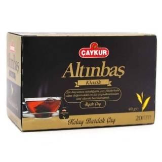 Турецкий черный чай Caykur altinbas в пакетиках, 20 шт. (Турция)