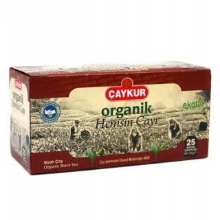 Турецкий черный чай Caykur organic hemsin в пакетиках, 25 шт. (Турция)