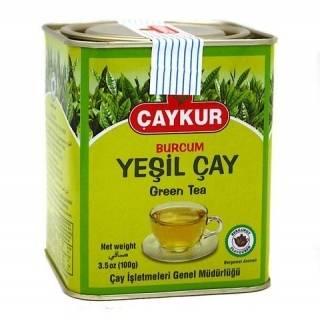 Турецкий зеленый чай Caykur burcum с бергамотом, 100 гр. (Турция) - фото 1 - id-p134924345