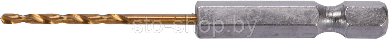 Сверло по металлу HSS-TiN 2,0мм с хвостовиком HEX YT-44751 - фото 1 - id-p134930671