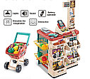 Игровой набор Супермаркет с тележкой 668-78, на батарейках, продукты, деньги, фото 5