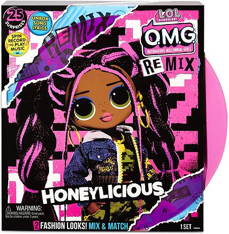 Куклы L.O.L. Кукла LOL OMG REMIX Honeylicious с музыкой 567236, фото 2