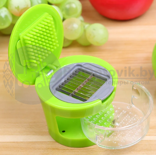 Пресс-измельчитель для чеснока Garlic Chopper со съемным контейнером - фото 2 - id-p134941537