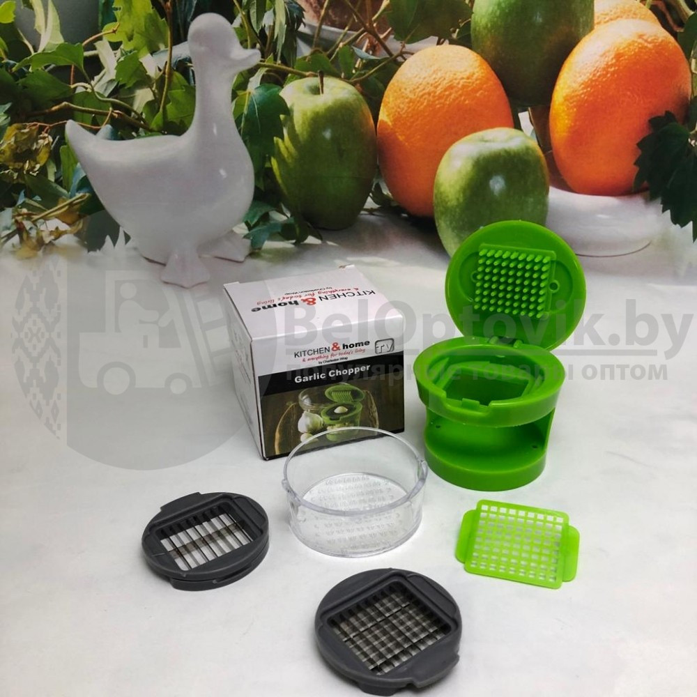 Пресс-измельчитель для чеснока Garlic Chopper со съемным контейнером - фото 3 - id-p134941537